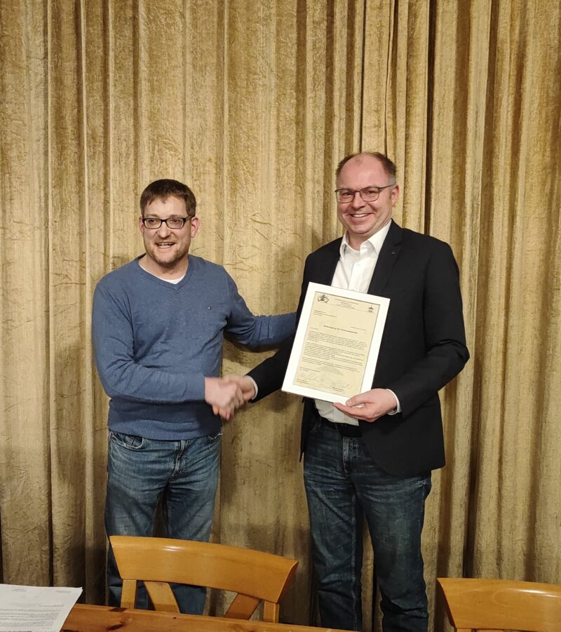 1. Vorsitzender verabschiedet