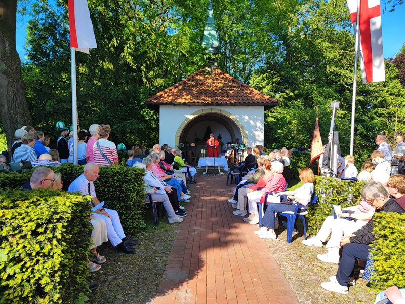 Messe an der Vereinskapelle
